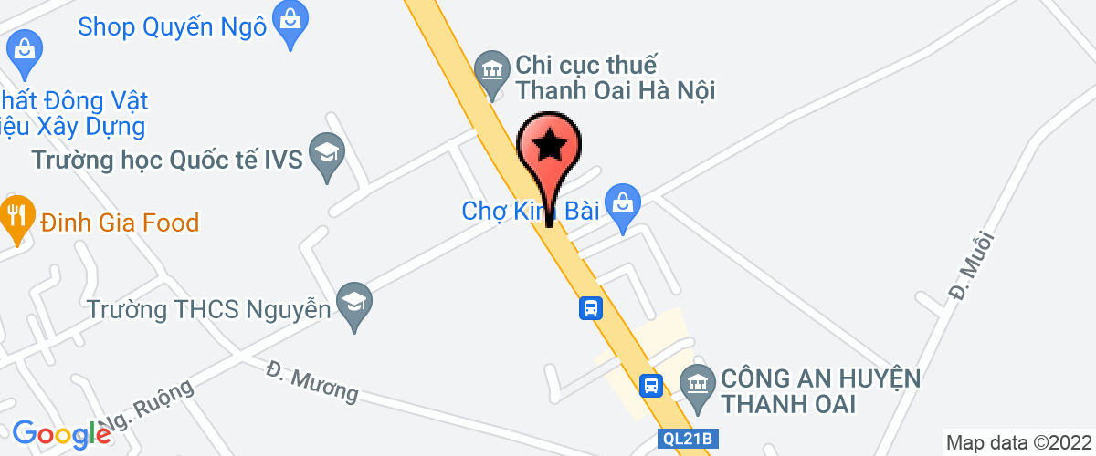 Map go to Truc Ninh Urban Environment Company Limited