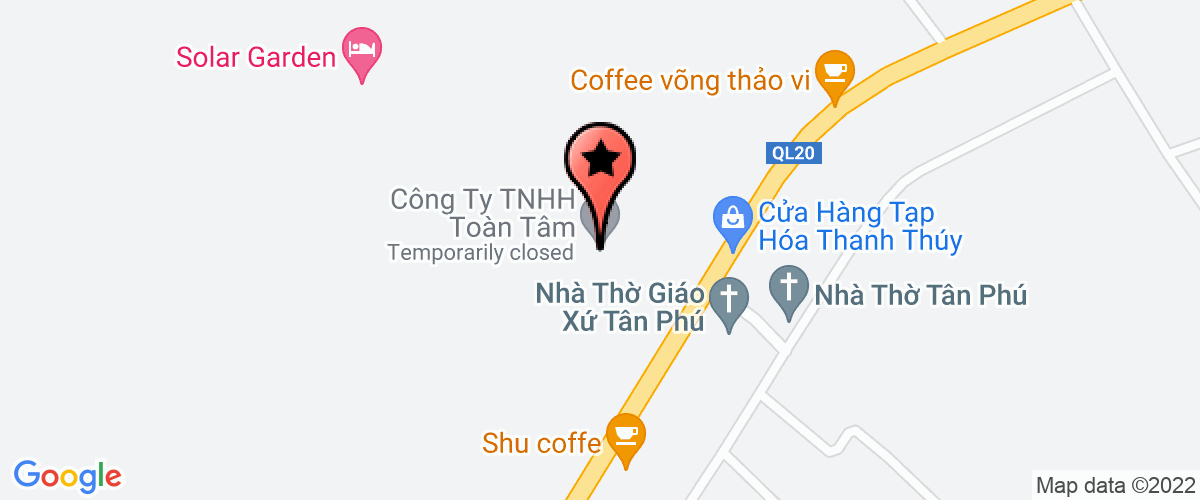 Map go to Toan Tam Company Limited