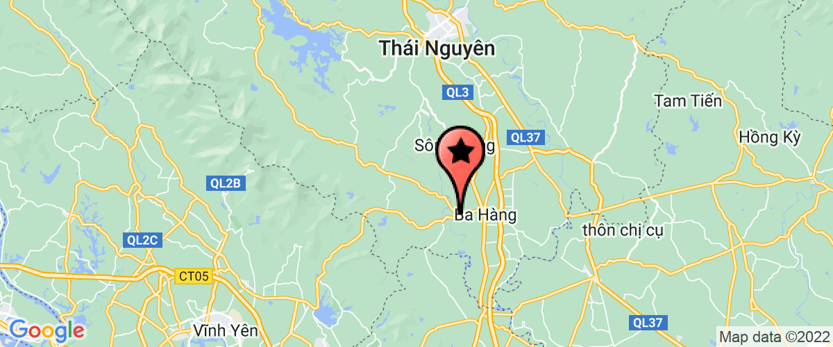 Map go to Phuc Loc Tho Thai Nguyen Company Limited