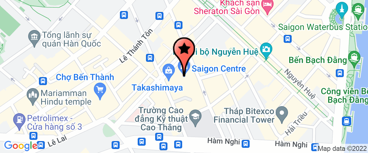 Map go to Dfs Venture Vietnam Company Limited