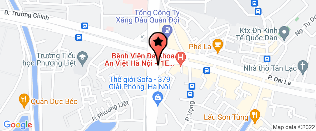Map go to Vinh Oanh Transport Joint Stock Company