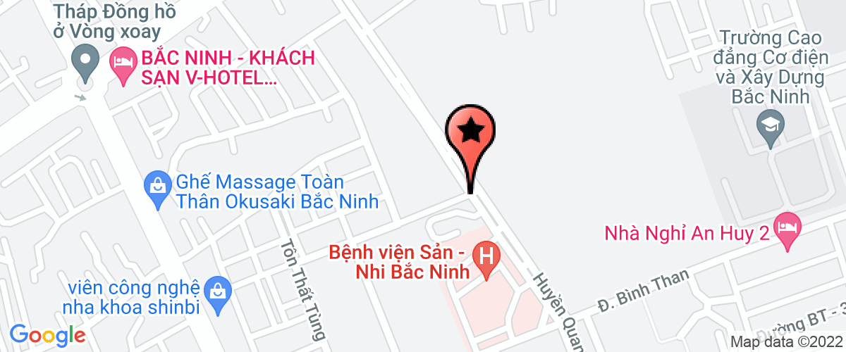 Map go to Tri Dat Bac Ninh Company Limited
