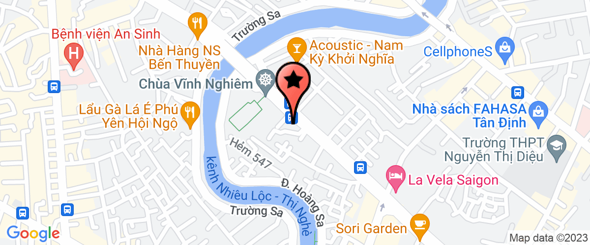 Map go to Hiep Tam Company Limited