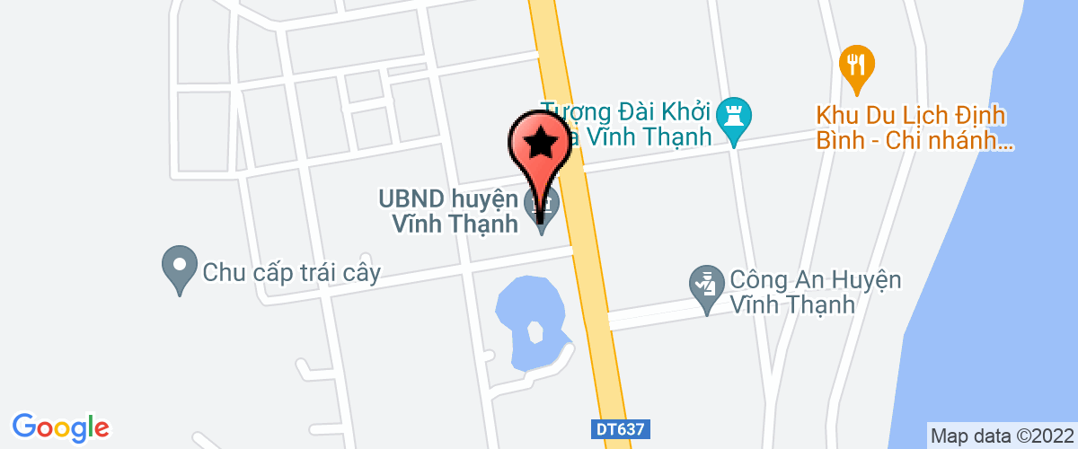 Map go to Thuy Loi Dinh Binh - Branch of  Thuy Loi Binh Dinh Construction Exploiting Company Limited