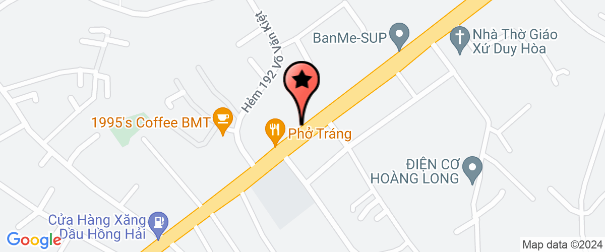 Map go to Van Huong Company Limited