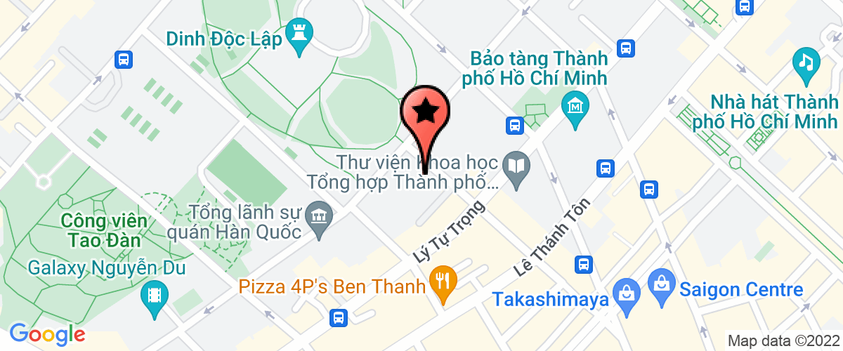 Map go to Apartment President 37 Nguyen Trung Truc District 1 Joint Stock Company
