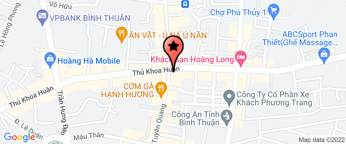 Map go to SX - DV - TM Nam Sao General Private Enterprise