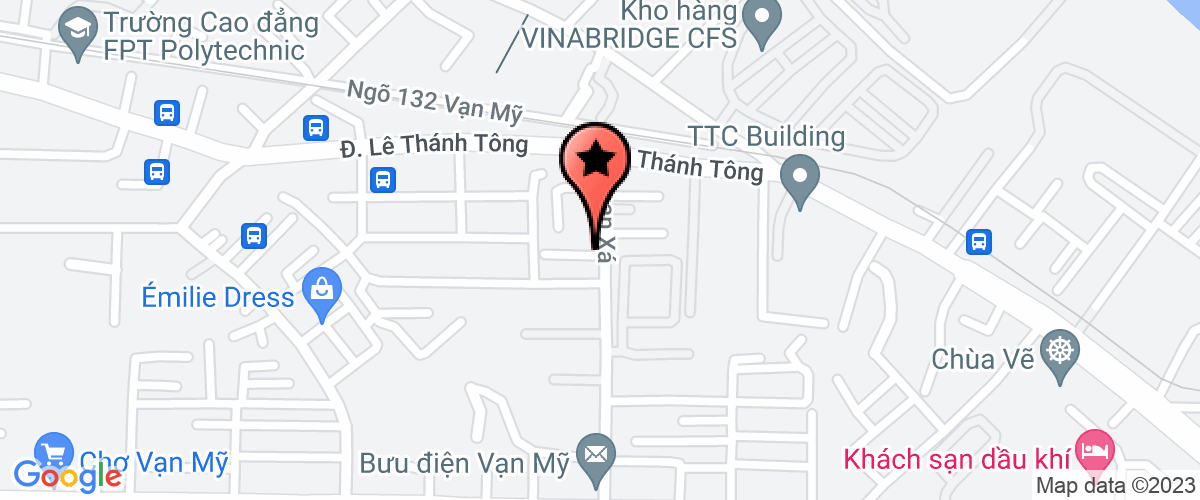 Map go to Trung Hoa Construction Joint Stock Company