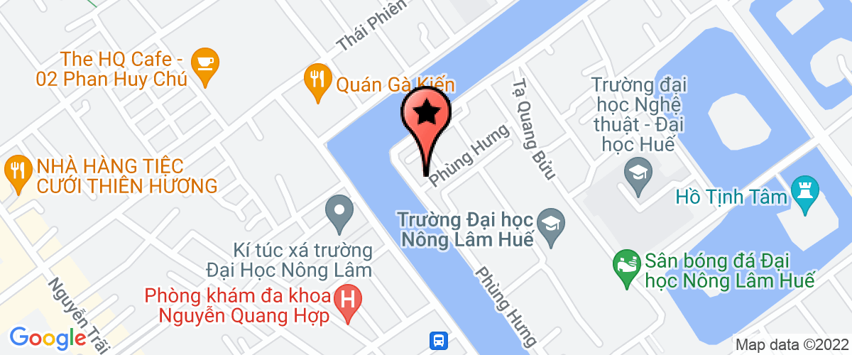 Map go to Phu Hau Investment Joint Stock Company