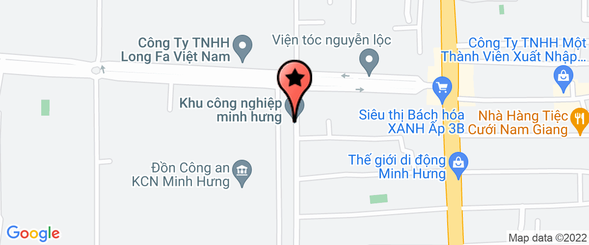 Bản đồ đến Công Ty TNHH Sơn Gỗ Công Nghiệp Changrunfa Việt Nam