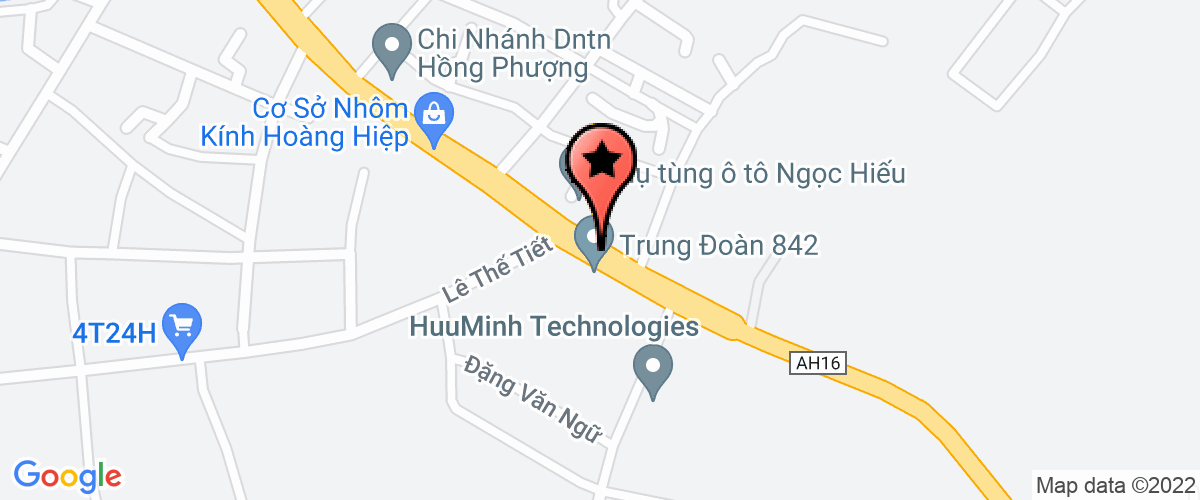 Map go to UBND Xa Huong Hiep