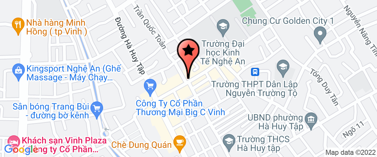 Map go to Tien Dung Sport Company Limited