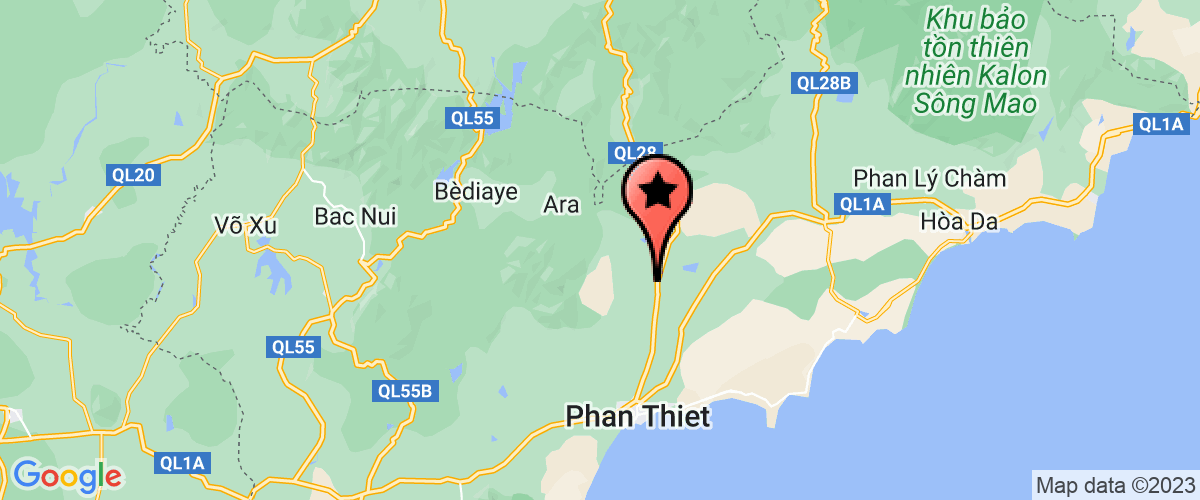 Map go to Thanh La Trading Private Enterprise