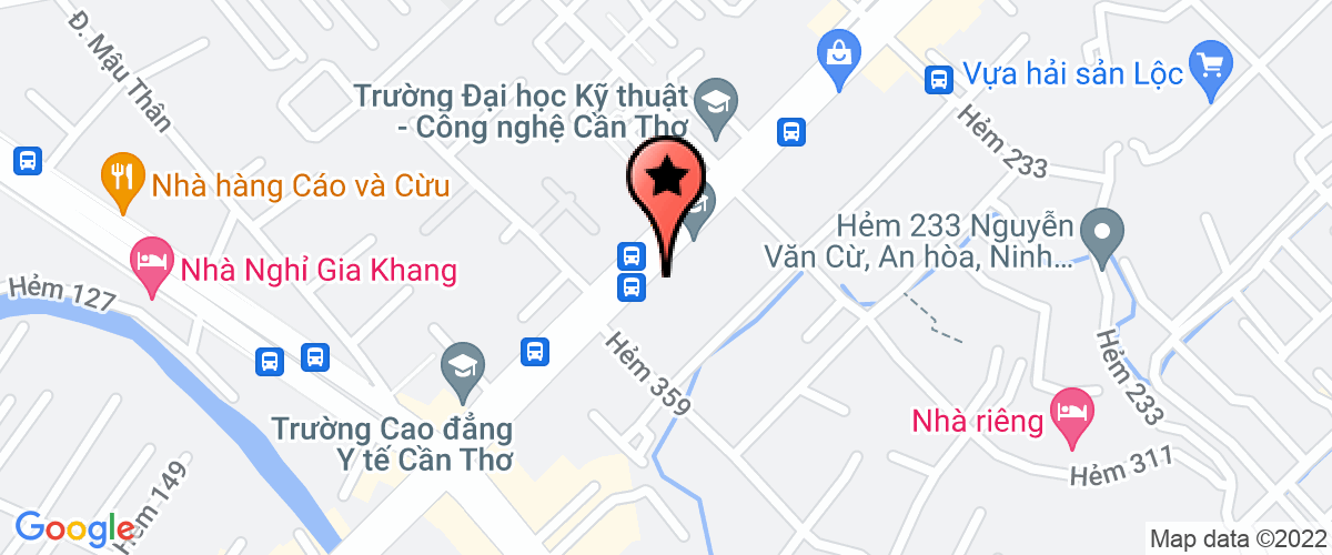 Map go to Hoang Tiep Trading Investment Joint Stock Company
