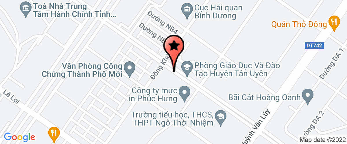 Bản đồ đến Công Ty TNHH Nội Thất Và Quảng Cáo Phương Nam