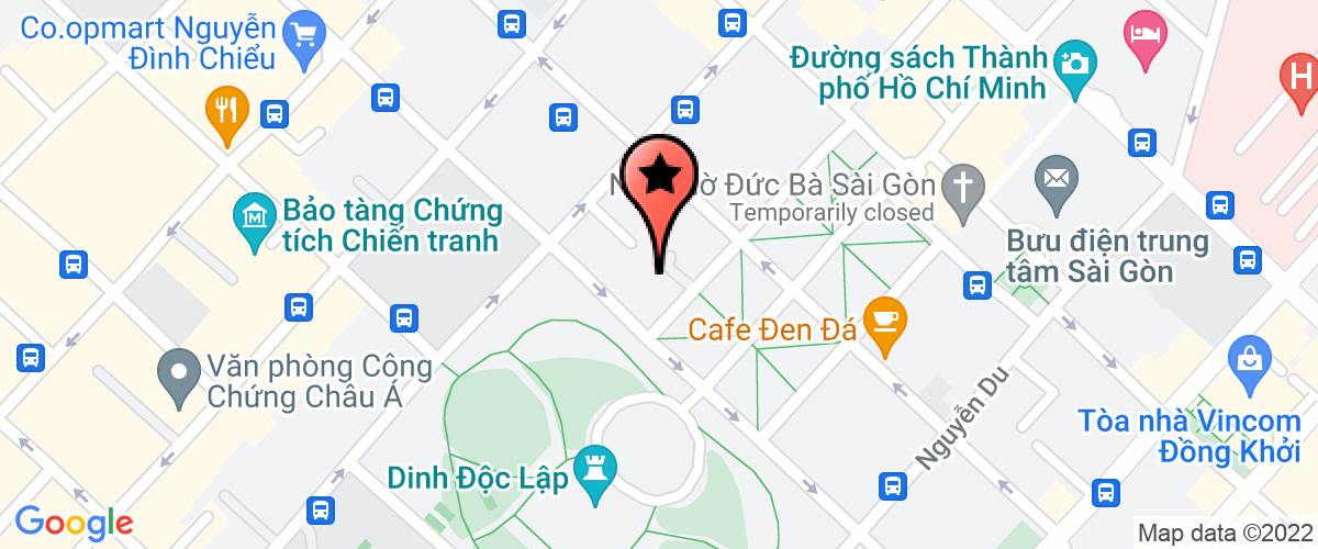 Map go to Nguoi Sai Gon Entertainment Communications Company Limited