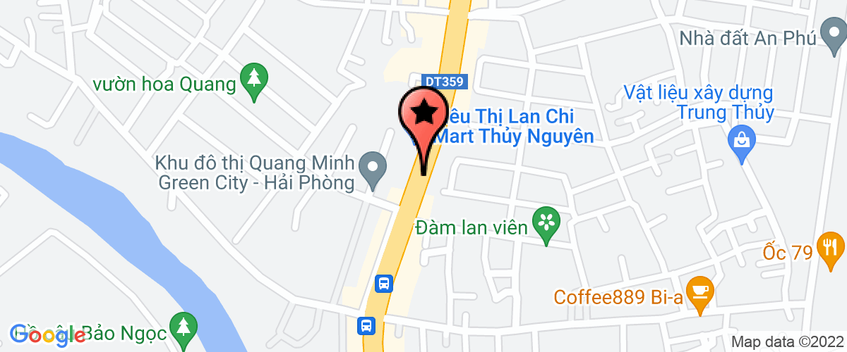 Map go to Dai Tin Real Estate Joint Stock Company