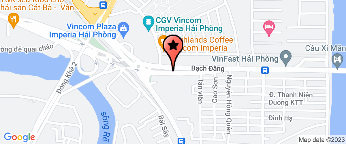 Map go to Representative office of  Khai Hoan Nhan in Thanh Pho Hai Service Trading Company Limited