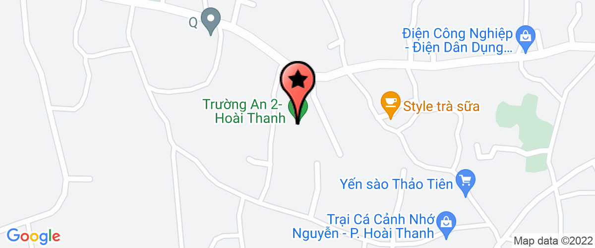 Map go to Truong Mau giao Hoai Xuan