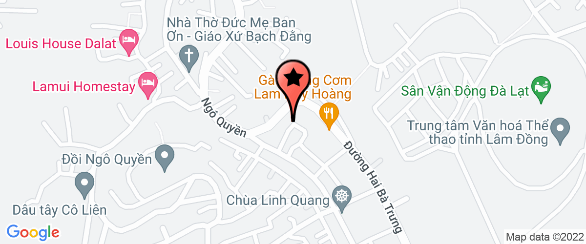 Map go to Toan Dai Da Lat Company Limited