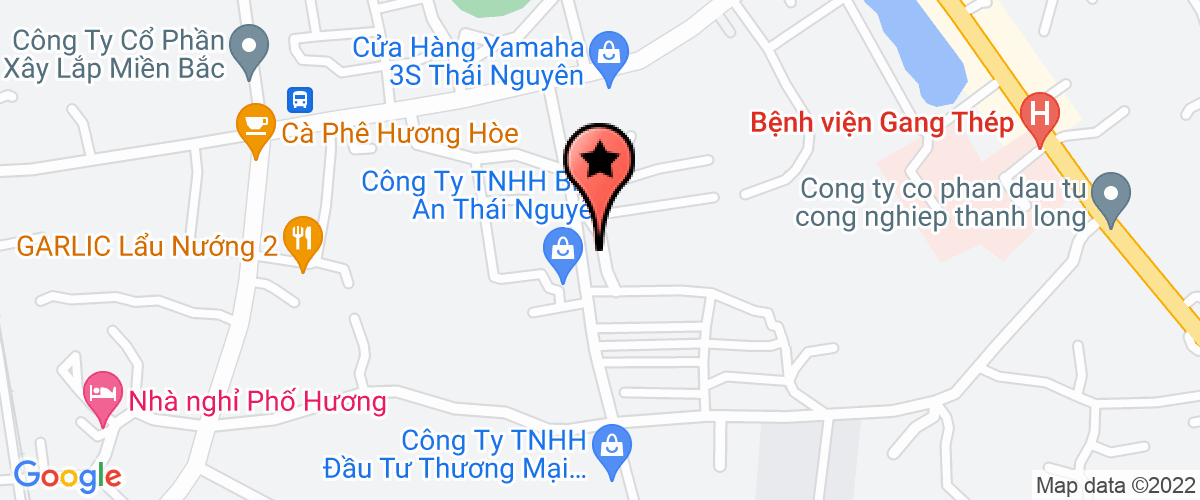 Map go to Trong Khoi Thai Nguyen Company Limited