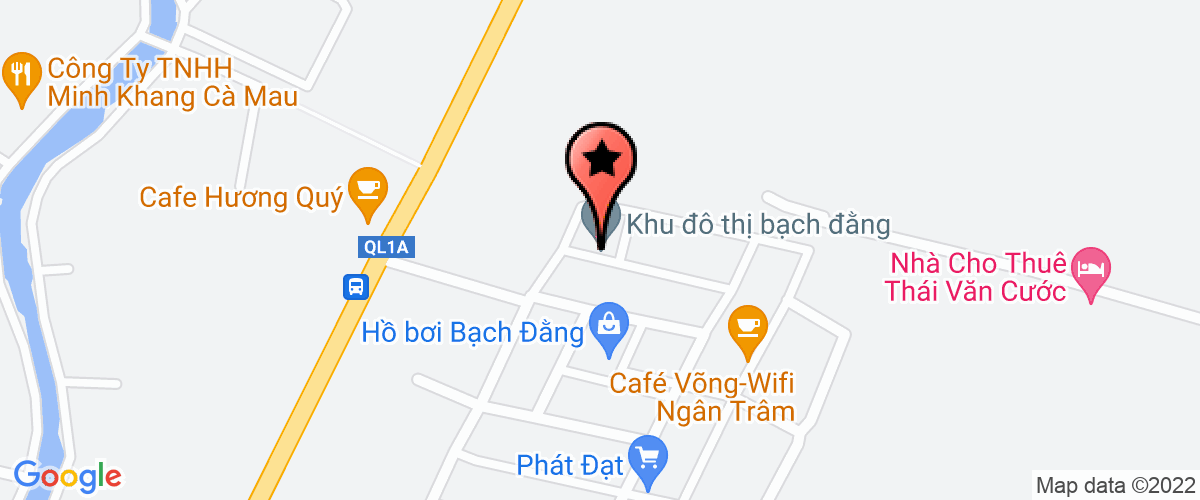 Map go to Gia Phat Ca Mau Company Limited