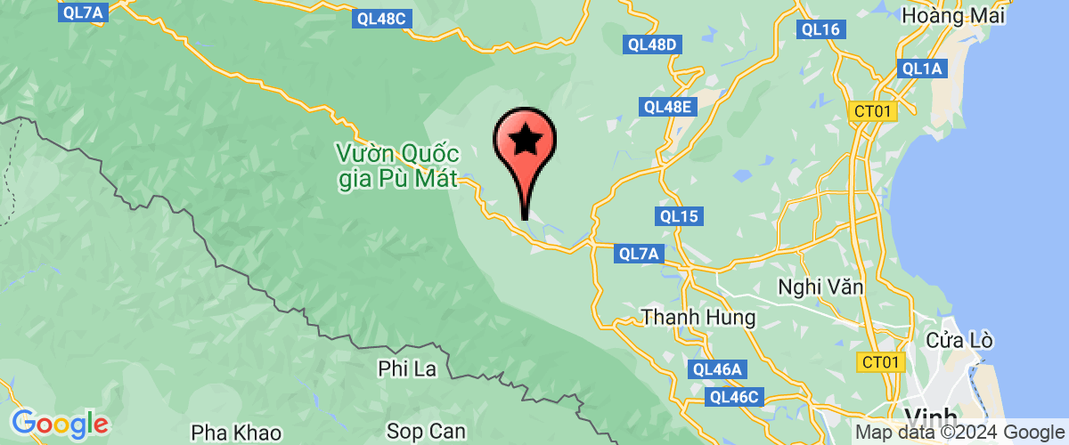 Map go to UB MTTQ Viet nam Anh son District
