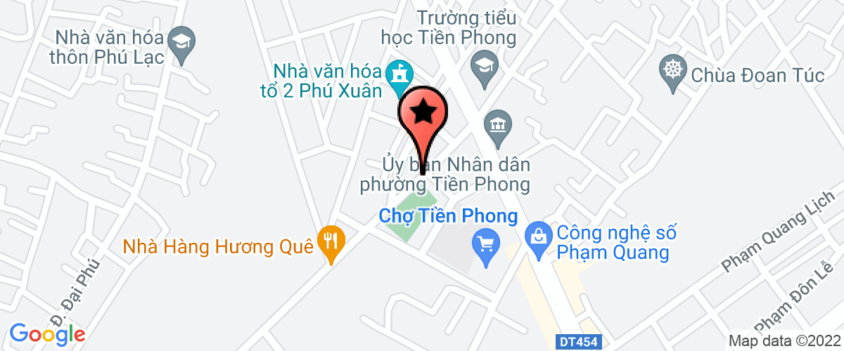 Map go to Xi nghiep co khi Binh Minh TP Thai Binh