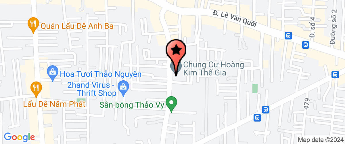 Map go to Ngoc Khai Production Trading Company Limited
