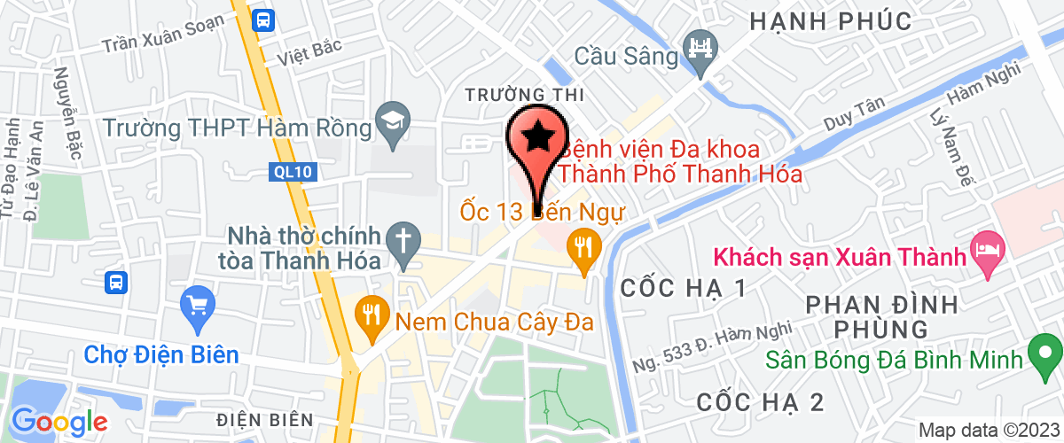 Bản đồ đến Công ty TNHH thương mại dược phẩm Hùng Xuân