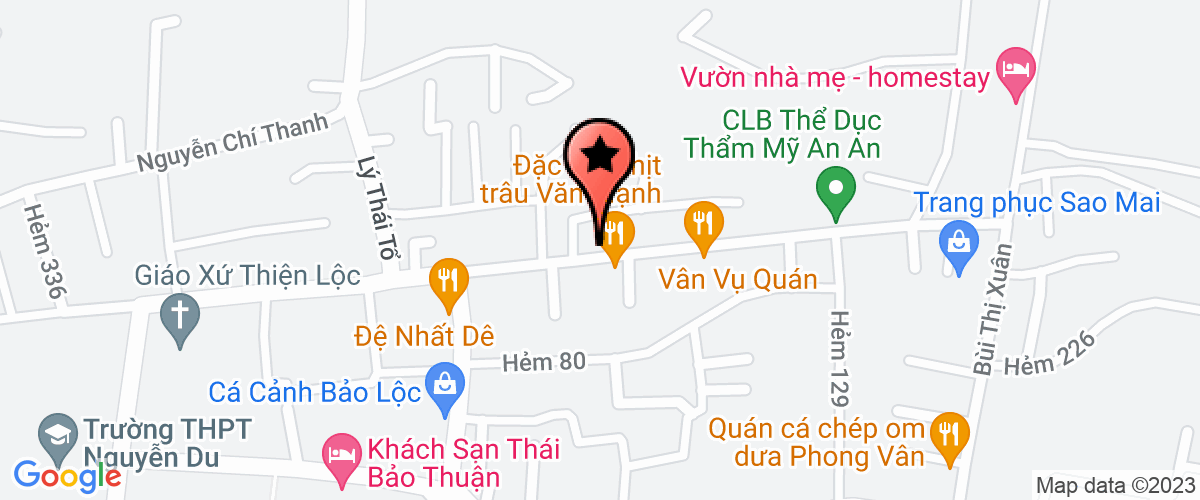 Map go to Dong Tinh Company Limited