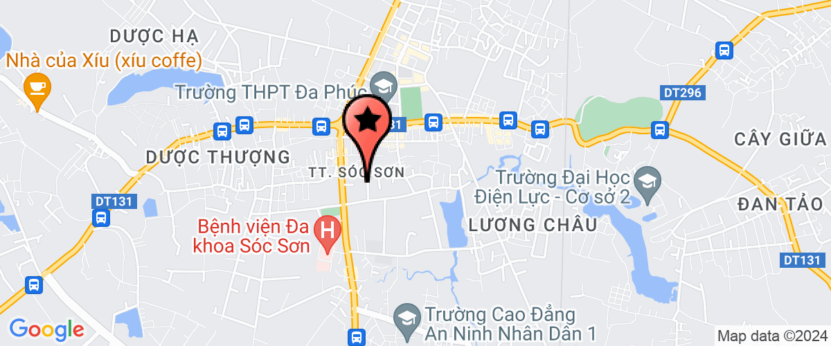 Map go to dau tu va thuong mai Thien Phu Dat Company Limited