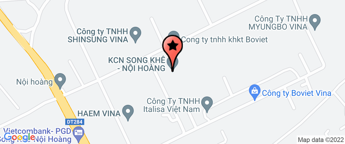 Map go to Cheongsan Food Vina Company Limited