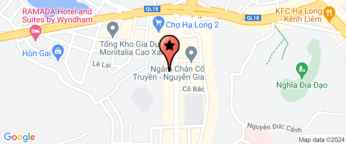 Map go to Hoi Nong dan thanh pho Ha Long