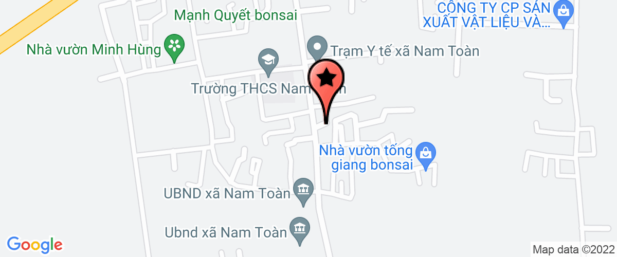 Map go to Nam Dien Green Trees Company Limited