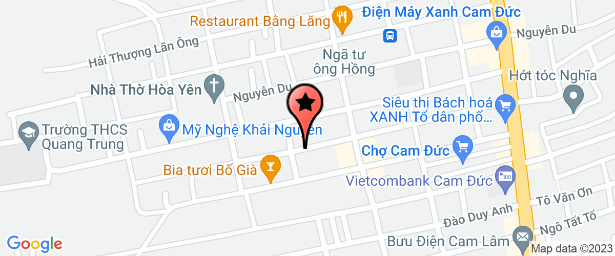 Map go to Nam Trung Trading And Construction Consultant Joint Stock Company