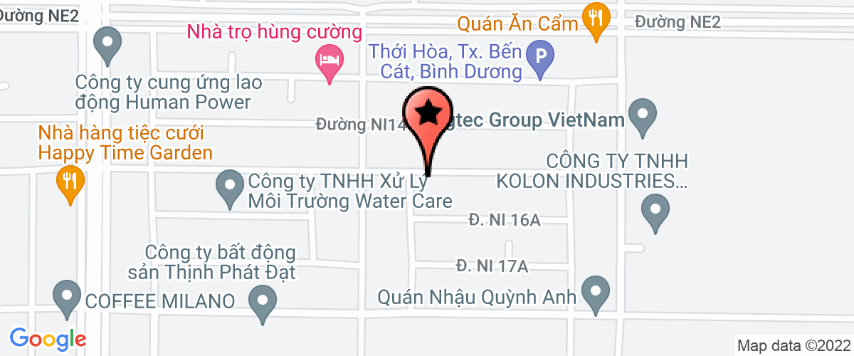 Map go to Game Center Tung Lam Company Limited