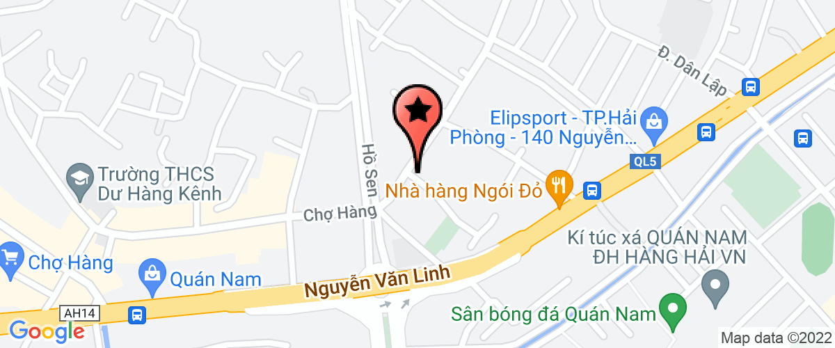 Map go to Hoang Dung Trading Investment and Production Company Limited