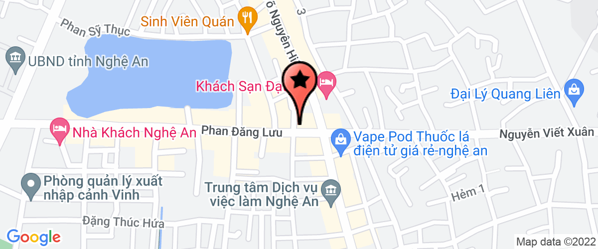 Map go to Ban quan ly du an nang luong nong thon II Nghe An Province