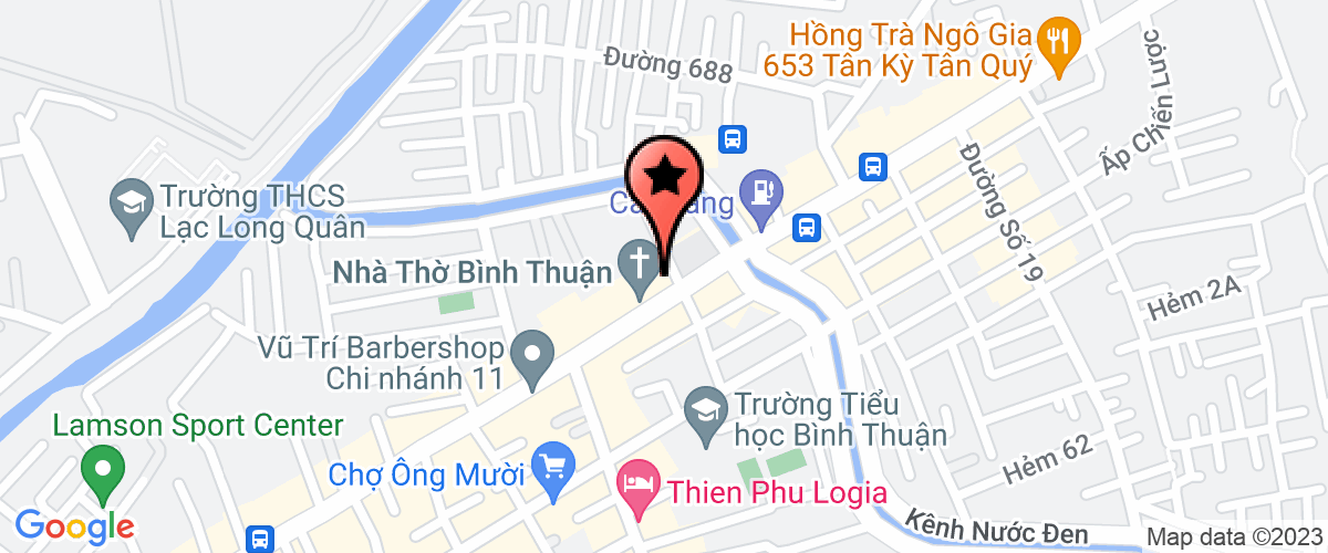 Map go to Truong Phong Lan Quan Binh Tan Nursery