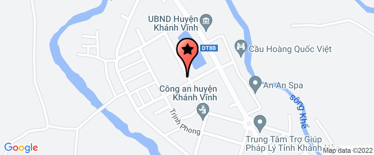 Map go to Lien Doan  Khanh Vinh District Labor