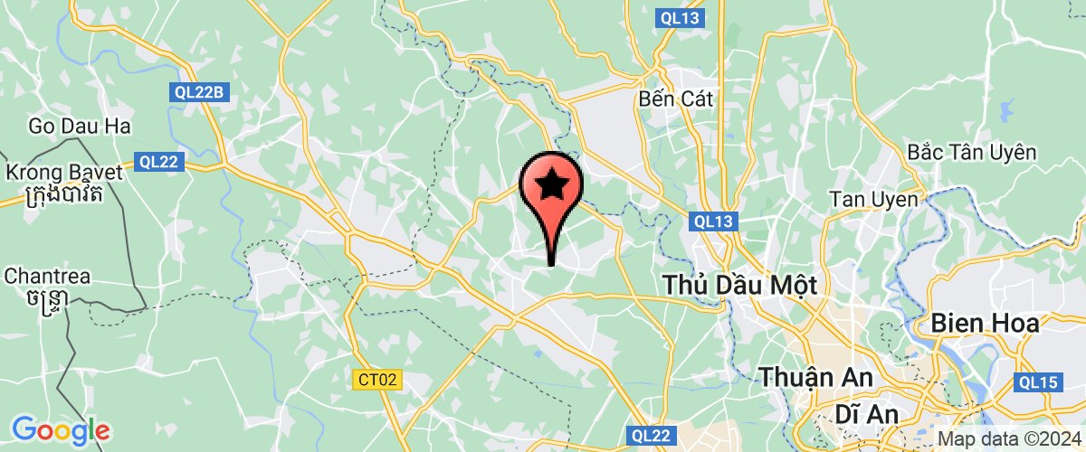 Map go to Hoi Cuu Chien Binh Cu Chi District