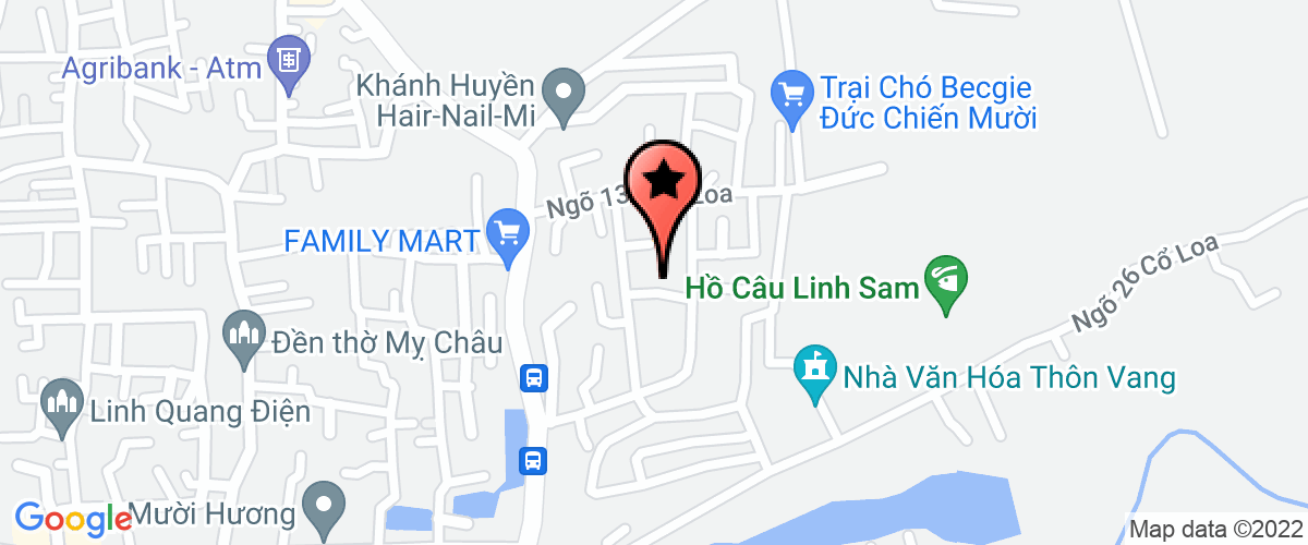 Map go to Dinh Thang Company Limited