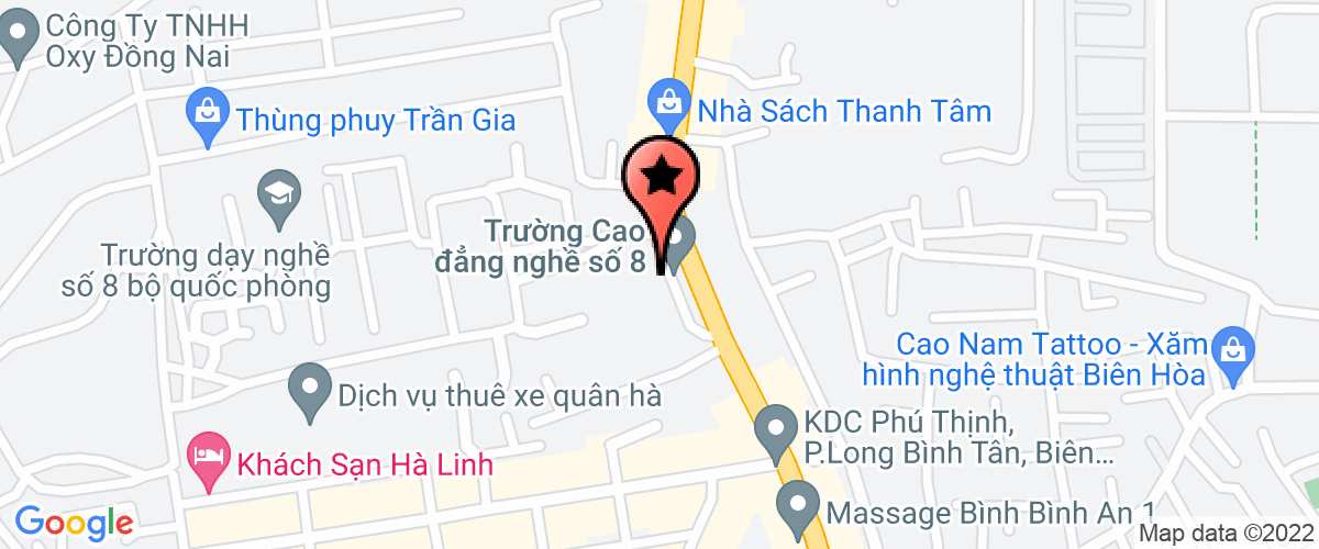 Map go to Moc Chi Tam Company Limited