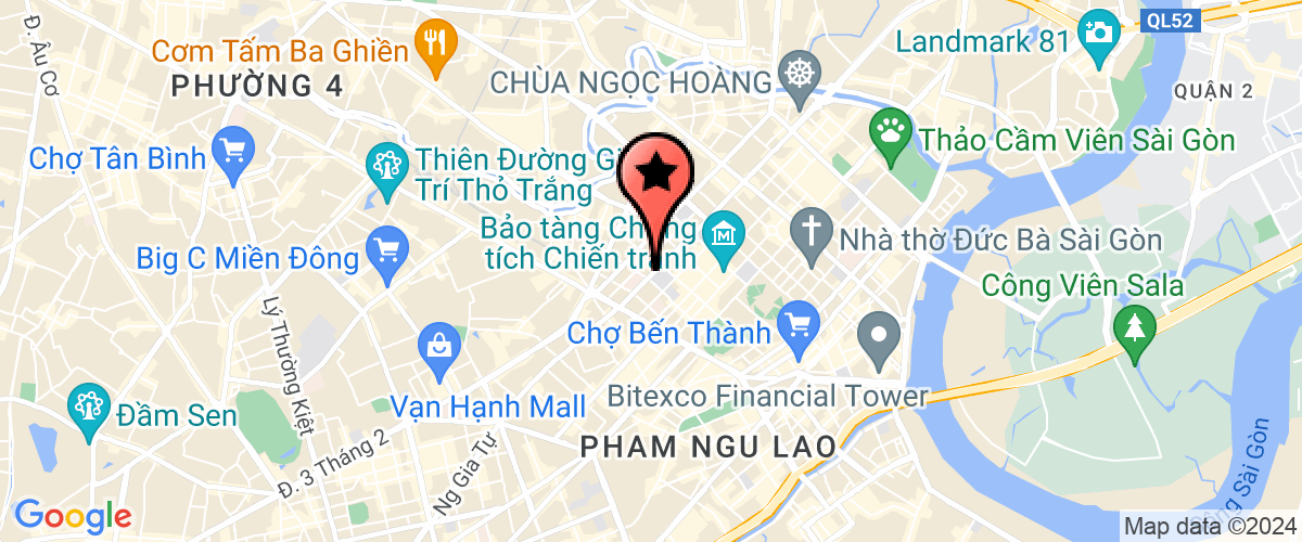 Bản đồ đến Chi Nhánh Tại Tp.hcm - Công Ty TNHH Kế Toán Và Tư Vấn Ktc
