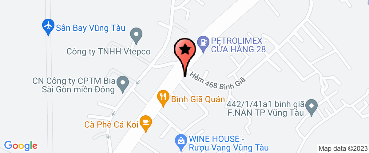 Map go to Binh Gia Phat Construction Service Trading Company Limited