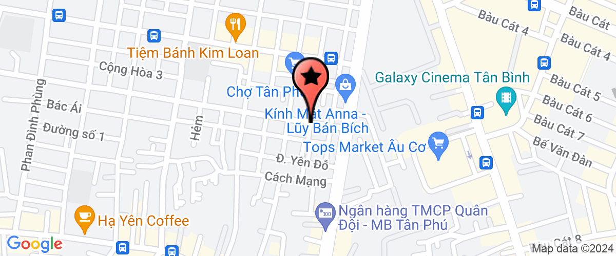 Map go to Hoa Lu Sport Education Company Limited
