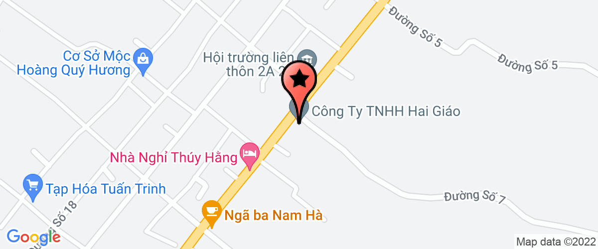 Bản đồ đến Công Ty TNHH Một Thành Viên Nông Sản Tâm Thiên Phú
