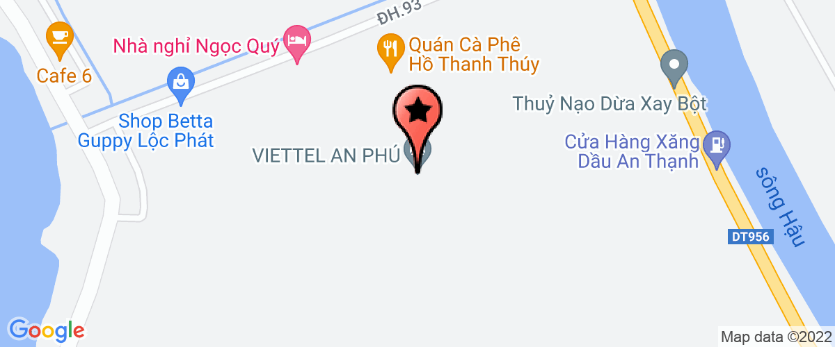 Map go to Dai Truyen thanh An Phu District