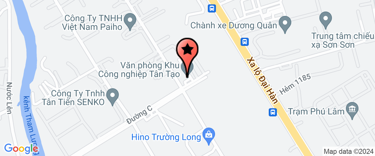 Map go to Vinh Thuan Production Trading Import-Export Company Limited